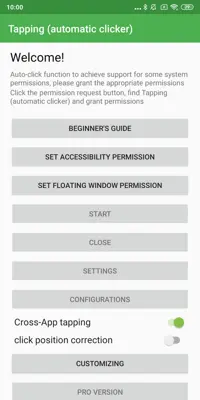 Tapping - Auto Clicker android App screenshot 0